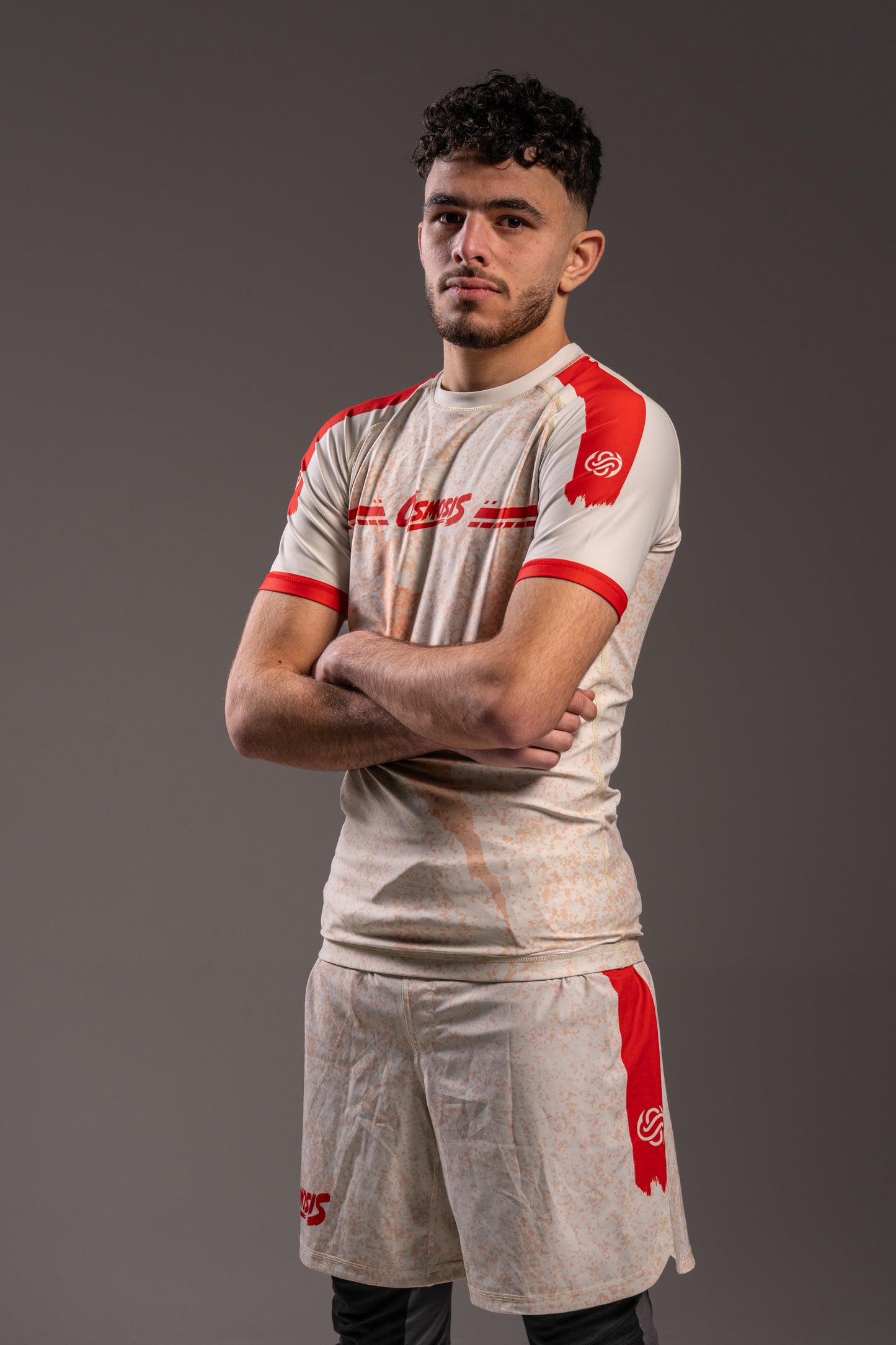 Ensemble Rashguard & Short Red Fury