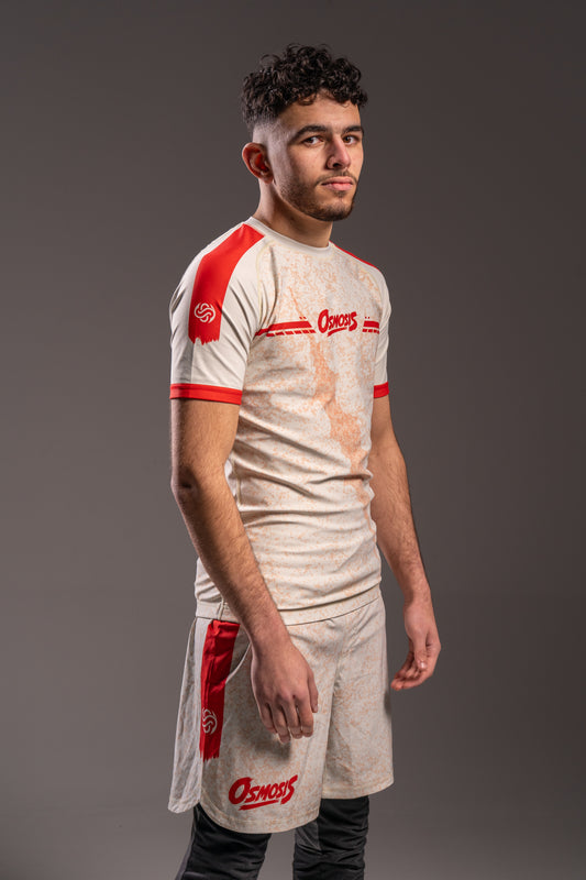 Ensemble Rashguard & Short Red Fury